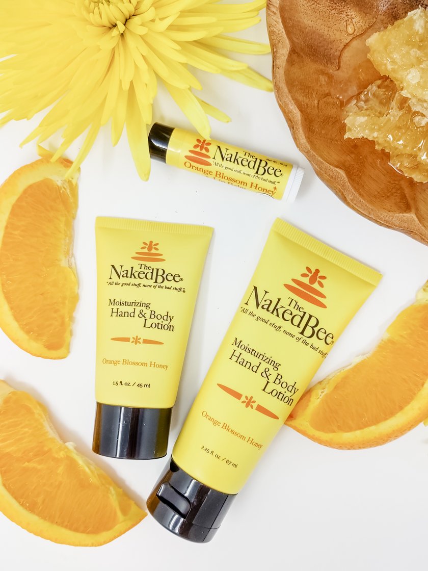 The Naked Bee Orange Blossom Honey Lip Balm 0.15 oz Brand 